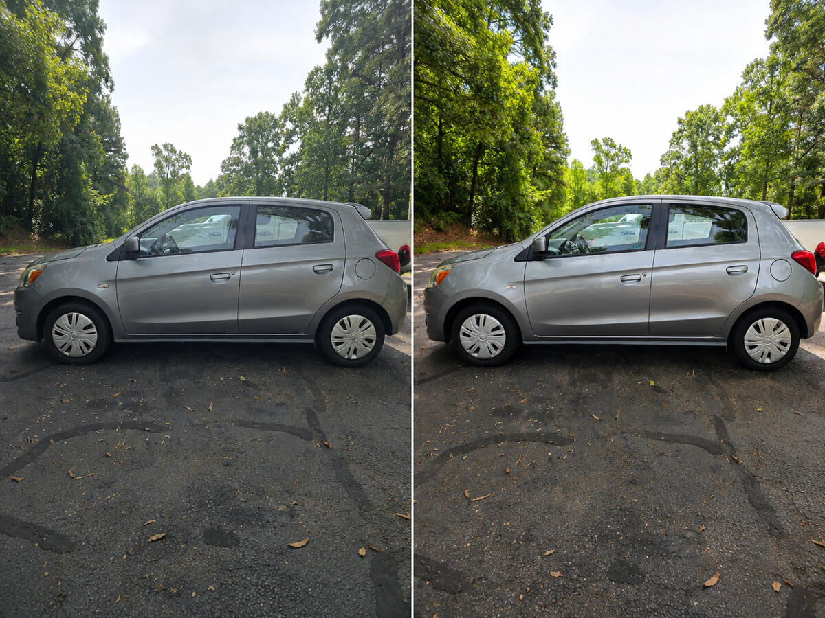 Before & After Mitsubishi Mirage