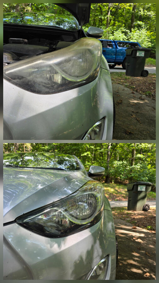 Headlight Restoration With Ceramic/UV Coating