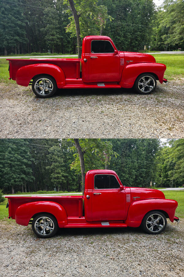 Before & After Chevrolet 3100