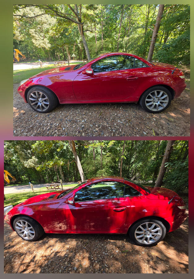 Before & After Mercedes SLK 350