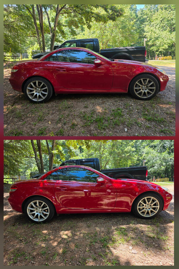 Before & After Mercedes SLK 350
