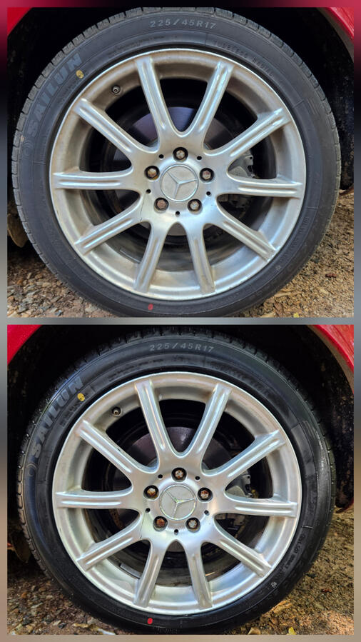 Before & After Mercedes SLK 350
