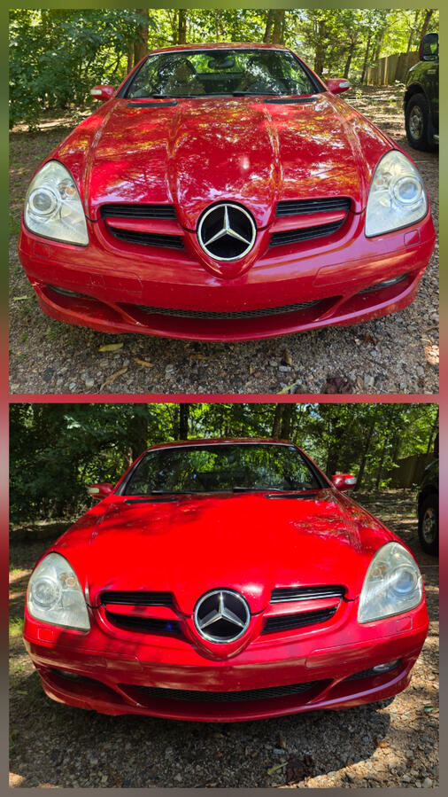 Before & After Mercedes SLK 350